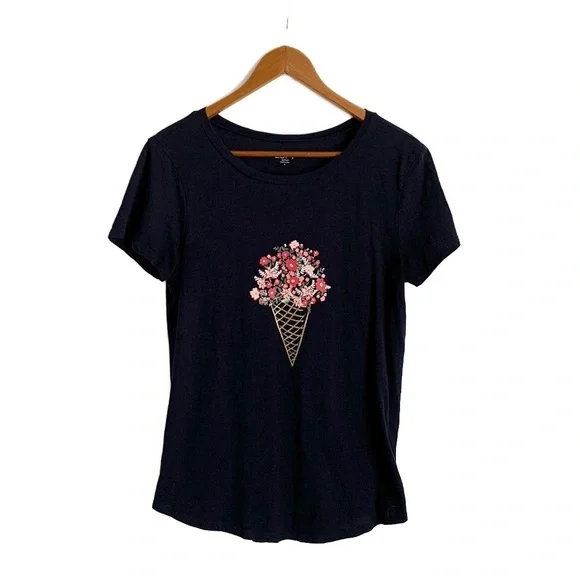 LOFT Outlet Floral Bouquet Tee - Picture 7 of 12